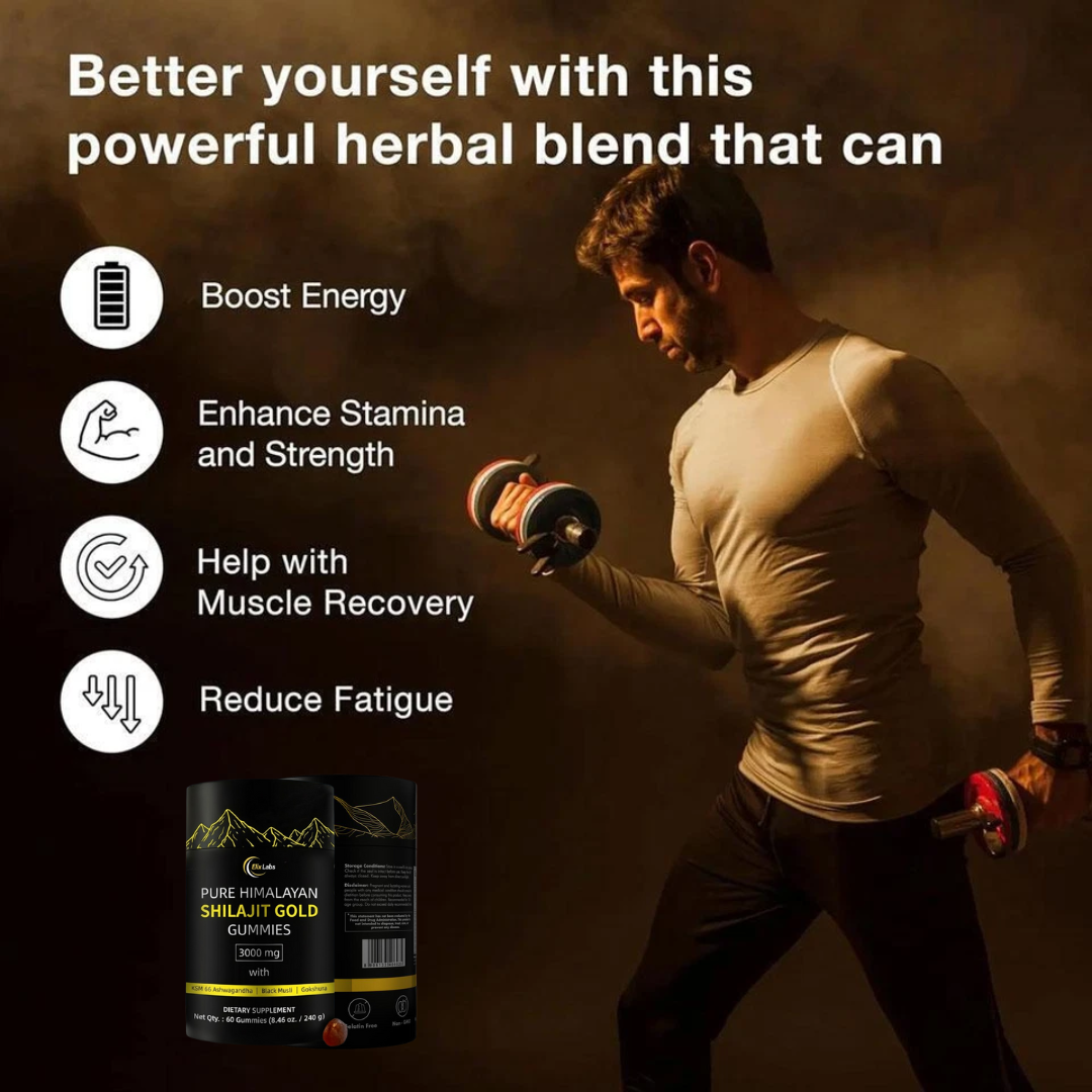 ElixLab Himalayan Shilajit Gold Gummies