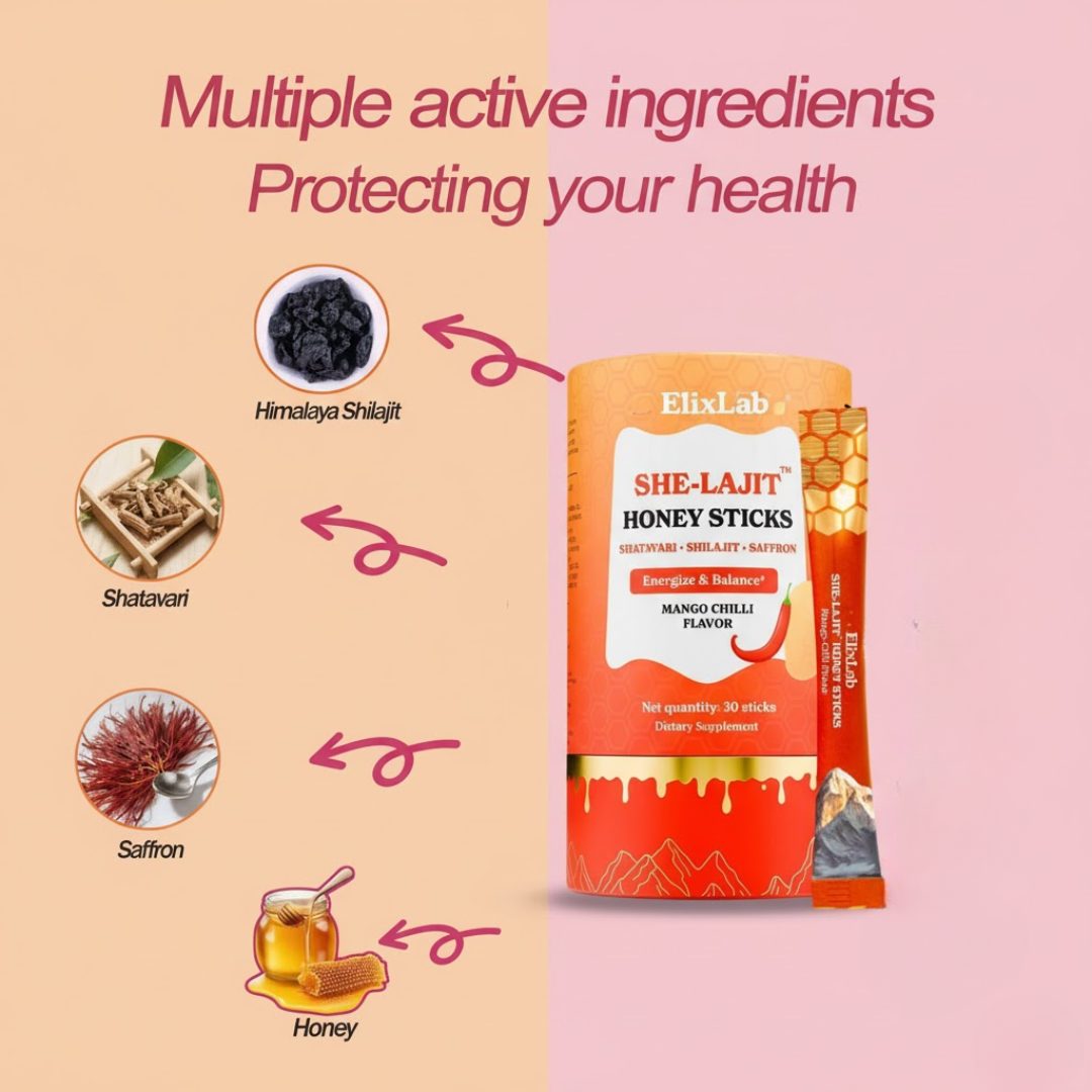ElixLabs SHE-Lajit™ Honey Sticks